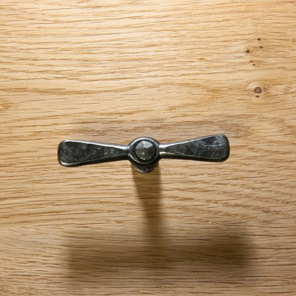 Fenstergriff Propeller, Konisch handgeschmiedet, beidseitig