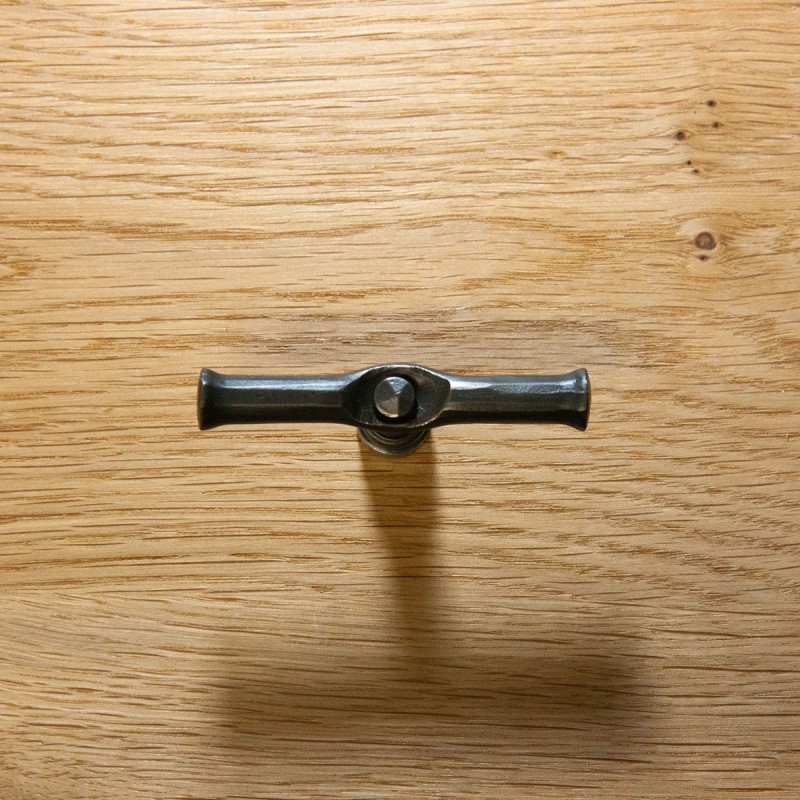 Fenstergriff rund gehämmert, Enden gestaucht beidseitig